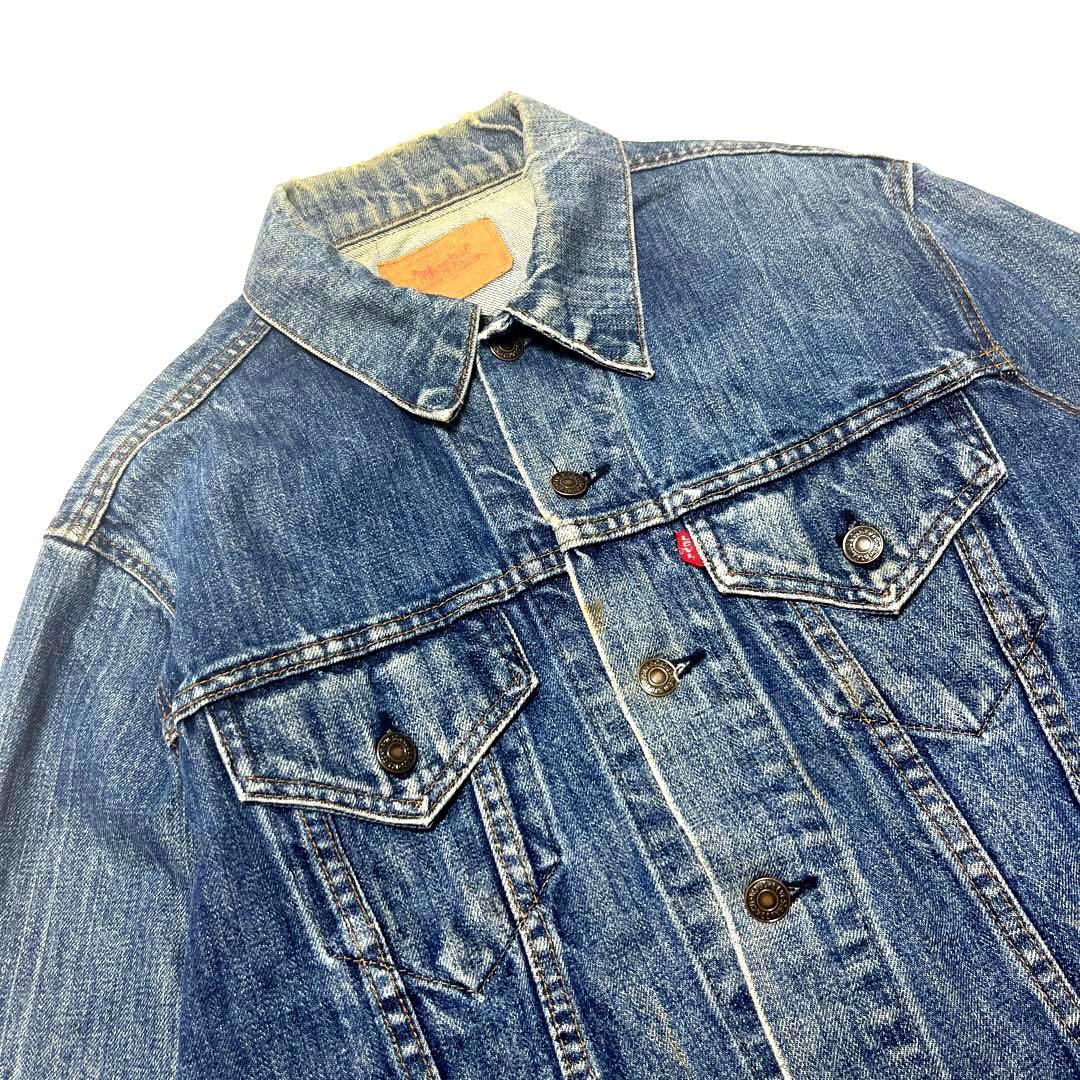 70s LEVI'S リーバイス スモールE 70505 4th Gジャン L程