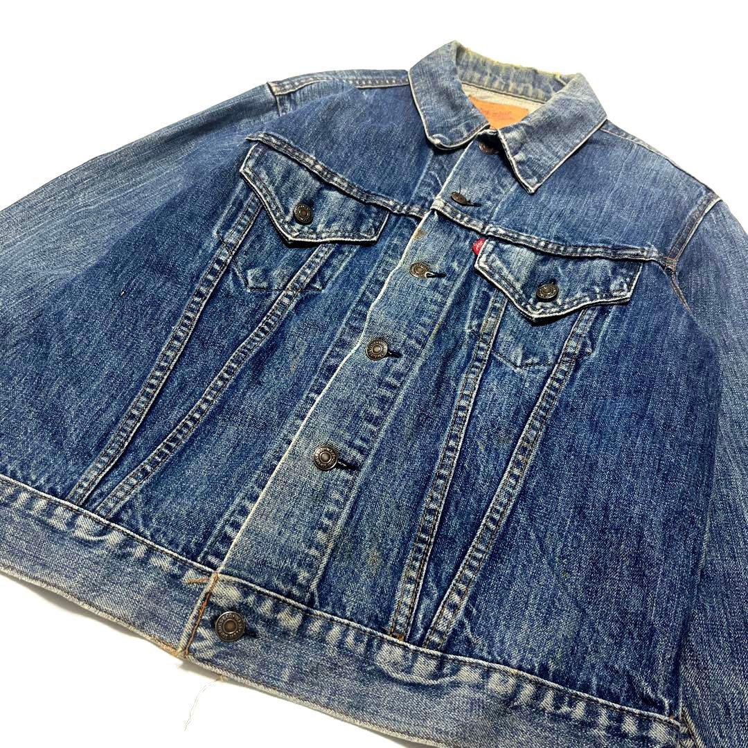 70s LEVI'S リーバイス スモールE 70505 4th Gジャン L程