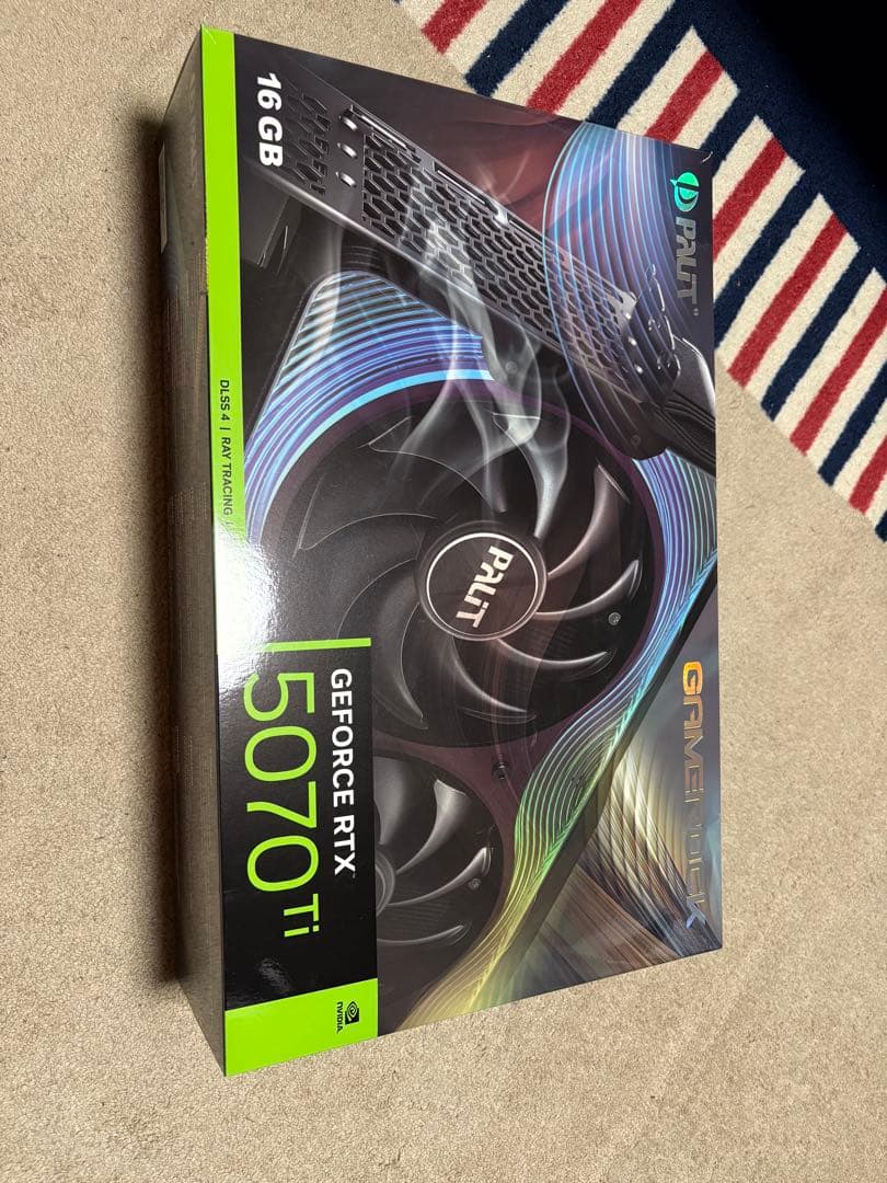 グラフィックボード・グラボ・ビデオカード Palit Game Rock GeForce RTX 5070 Ti 16GB
