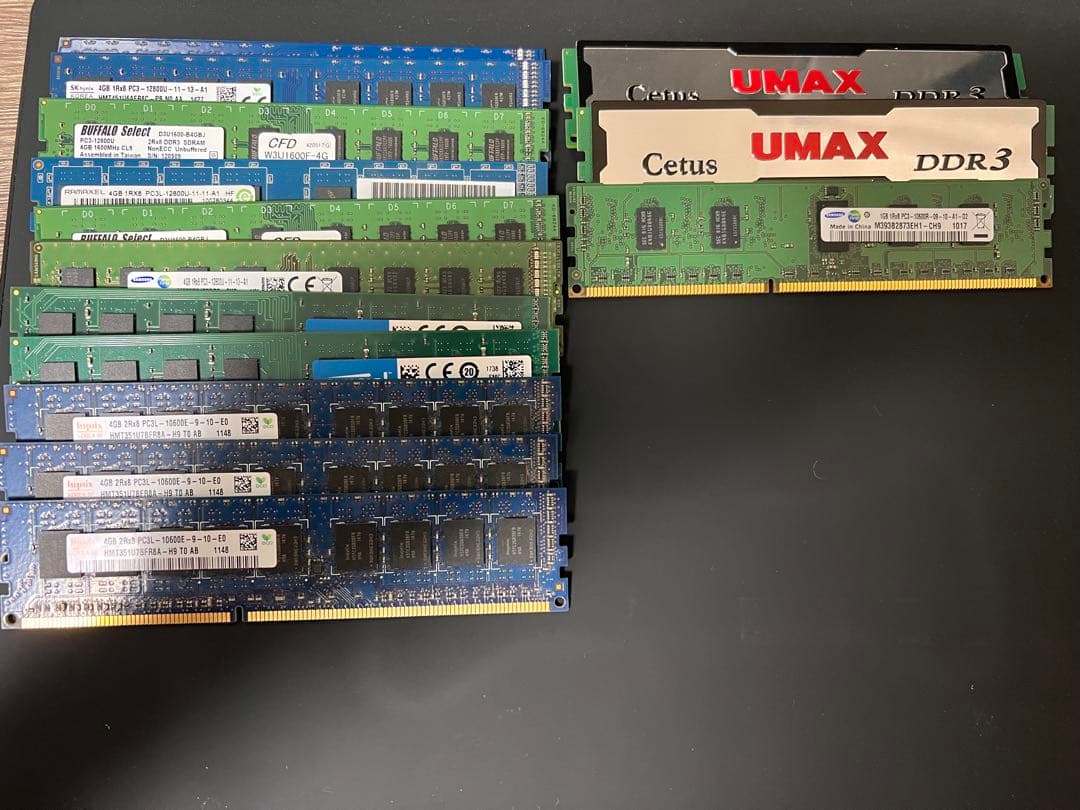 DDR3 メモリ 4GB 14枚 デスクトップ用