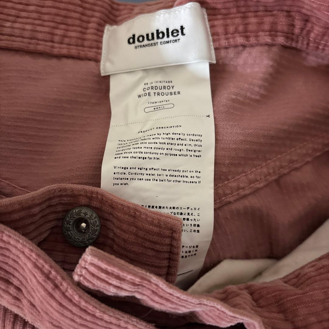 doublet コーデュロイワイドトラウザー