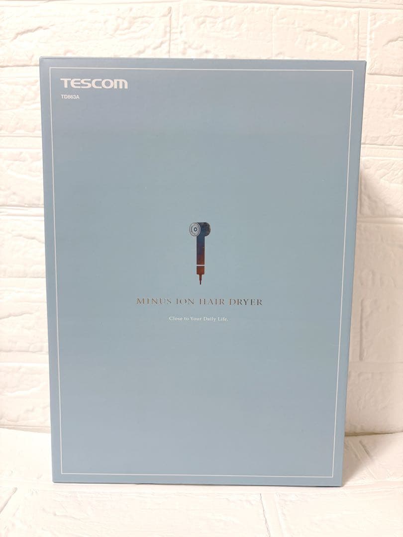 テスコム ドライヤー マイナスイオン ブラックTD863A-K
