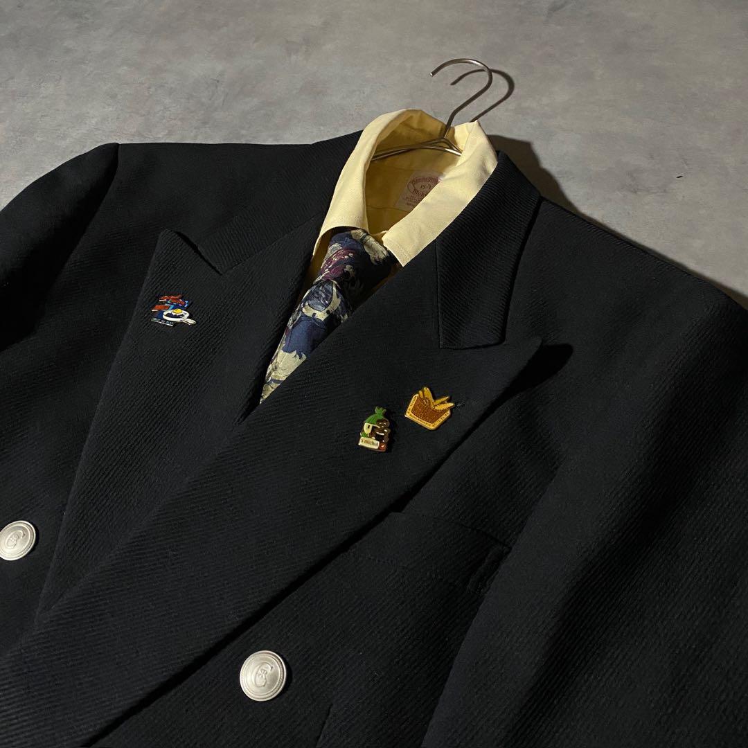 90s vintage レトロセットアップ スーツ ピンズ No.191成人式