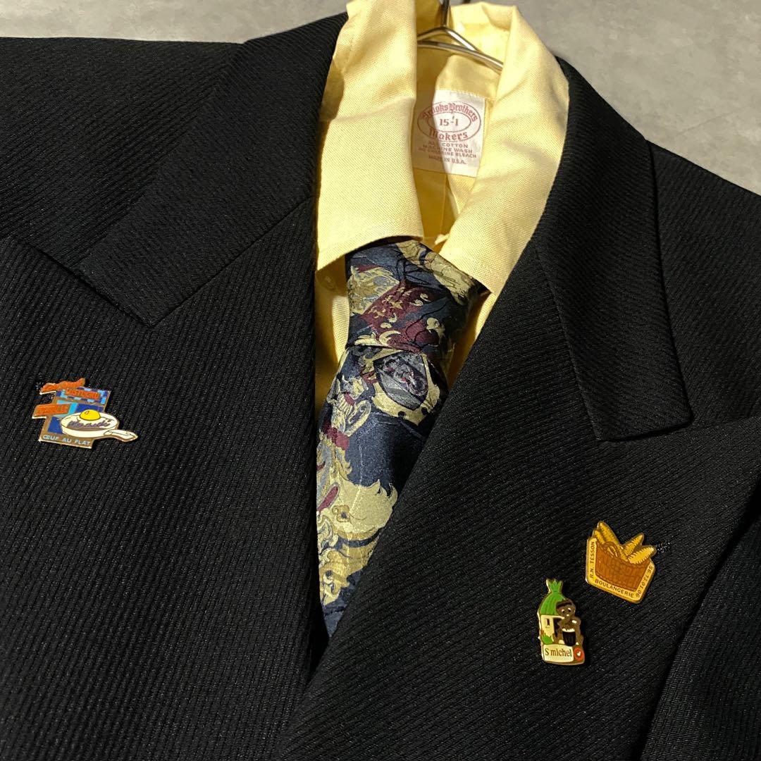 90s vintage レトロセットアップ スーツ ピンズ No.191成人式