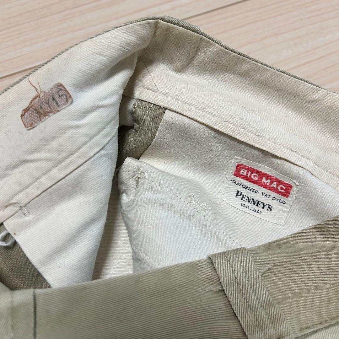 60s BIG MAC チノ　リサイズ　ビンテージ