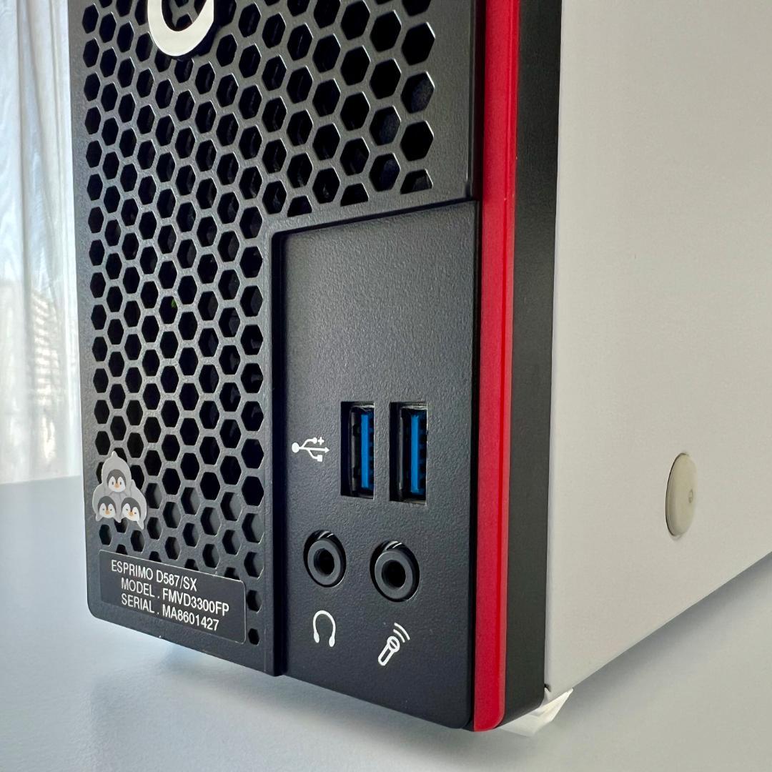 【Ubuntu搭載】富士通 i5-7500/16GB/SSD デスクトップPC