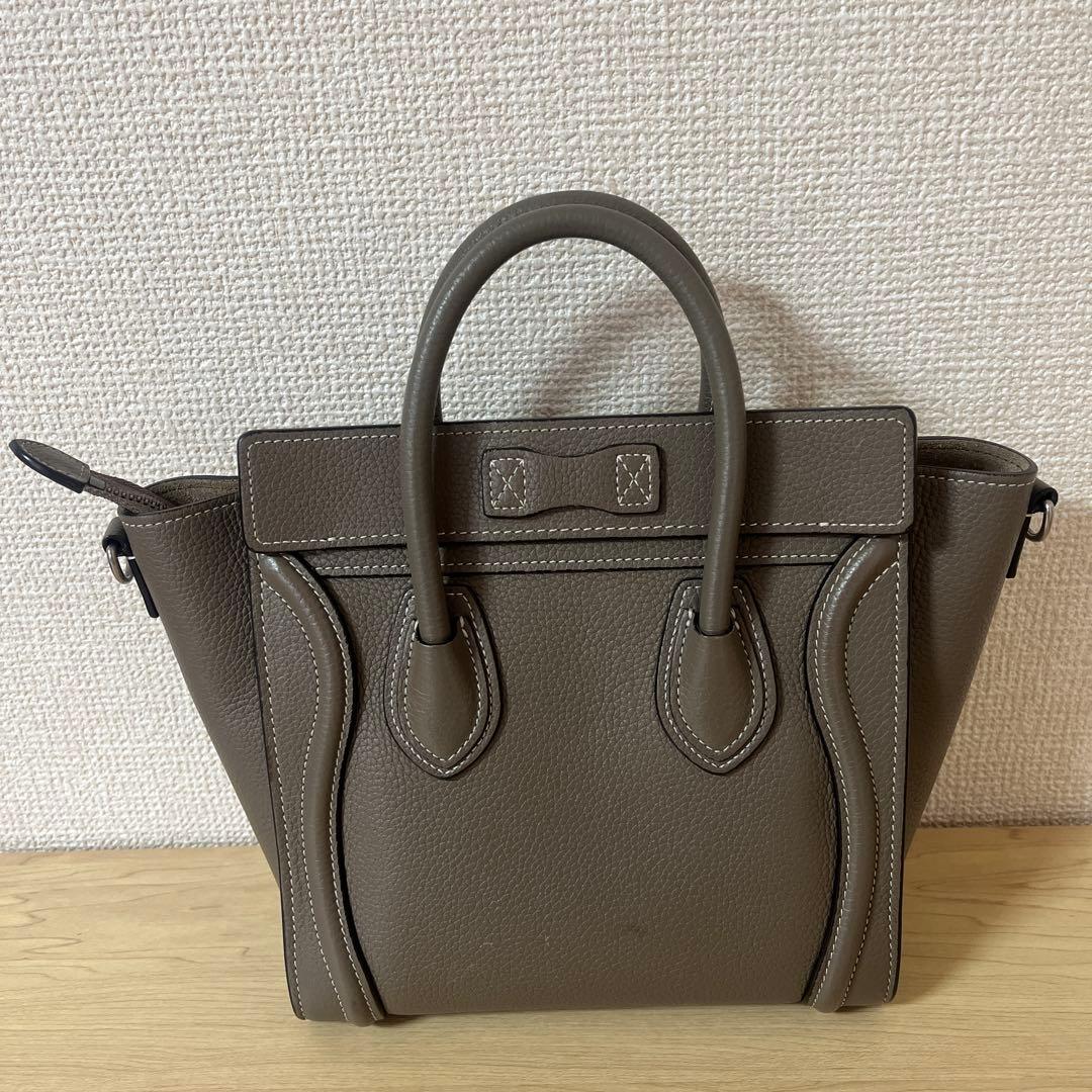 み*み様 人気モデル☆セリーヌ　ラゲージ　ナノショッパー　2way ショルダー