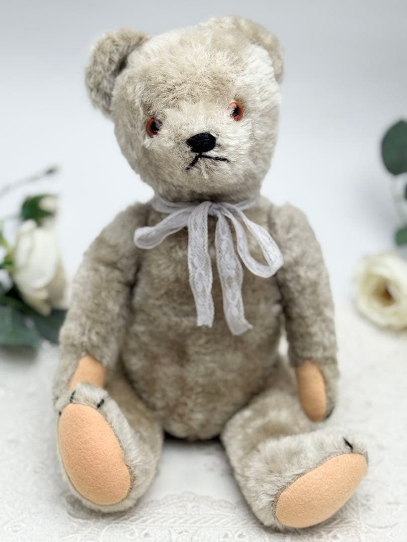 独逸/ドイツ アンティークテディベア 34cm■ビンテージベア/ヴィンテージベア