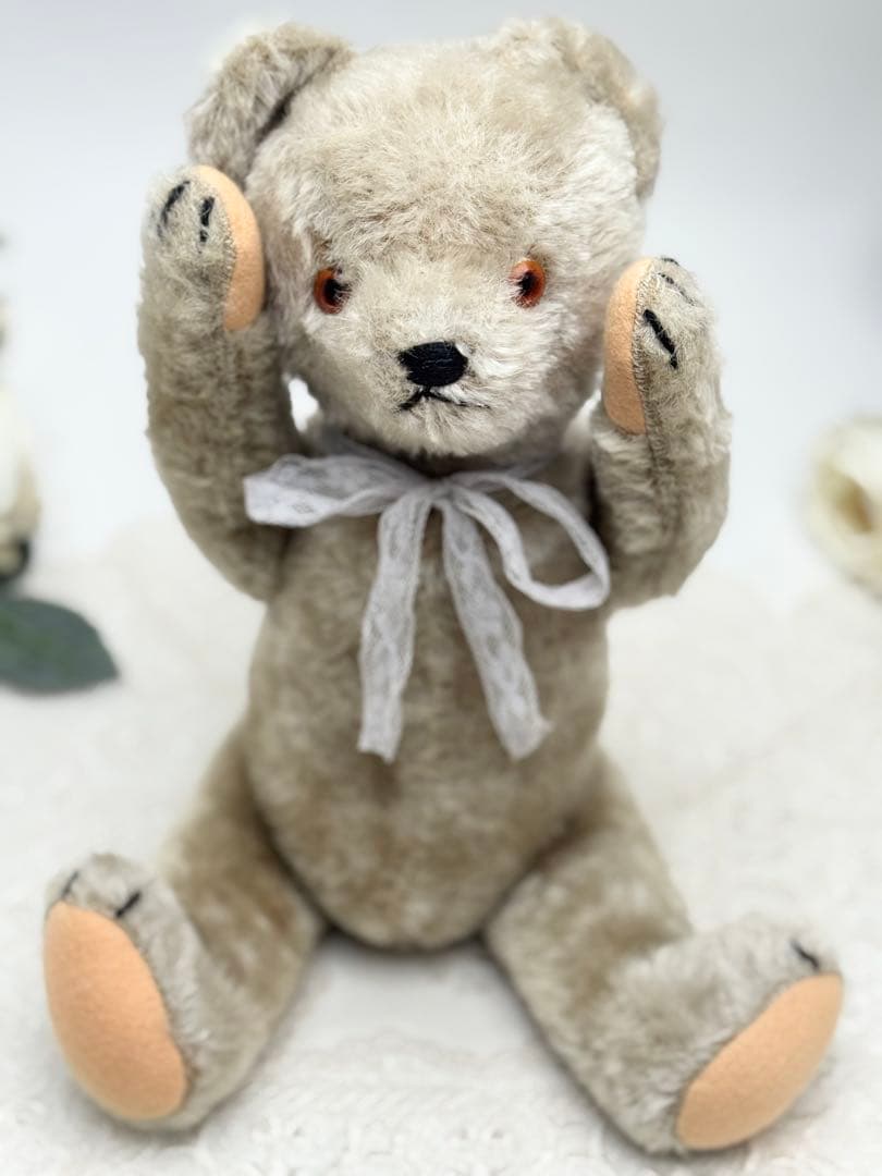 独逸/ドイツ アンティークテディベア 34cm■ビンテージベア/ヴィンテージベア