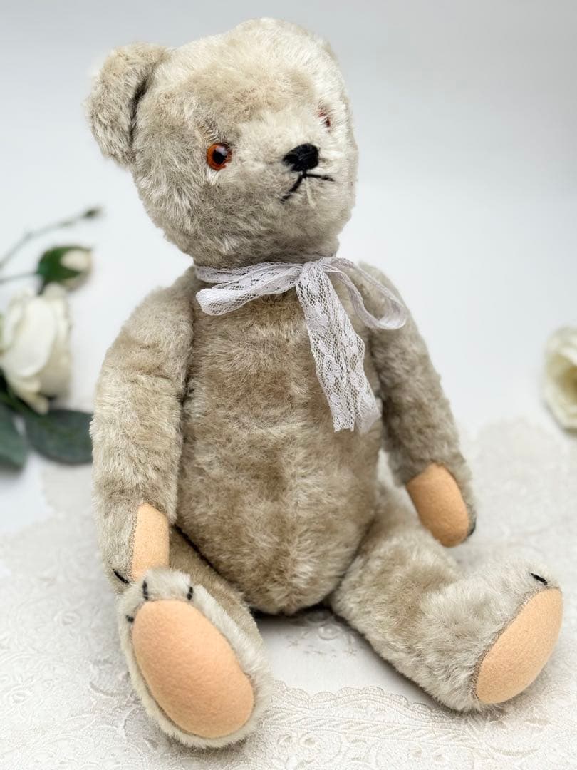 独逸/ドイツ アンティークテディベア 34cm■ビンテージベア/ヴィンテージベア