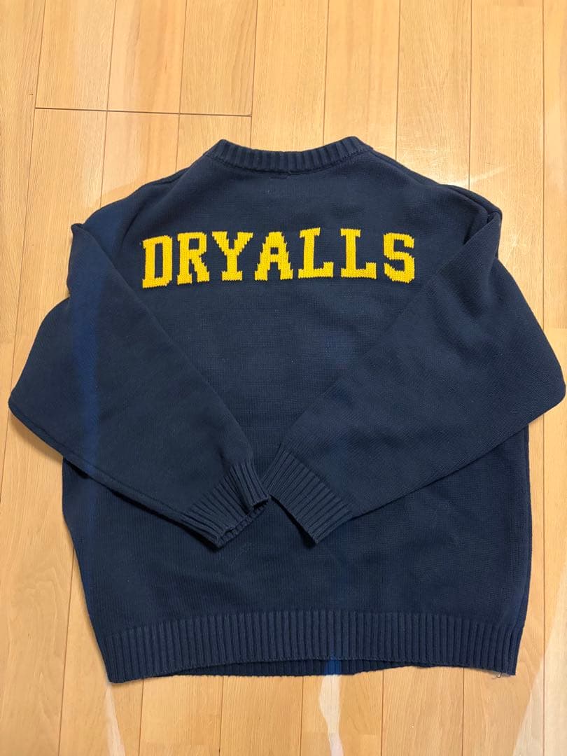 HUMAN MADEヒューマンメイド セーター　ニット　 ネイビー XL イヌ