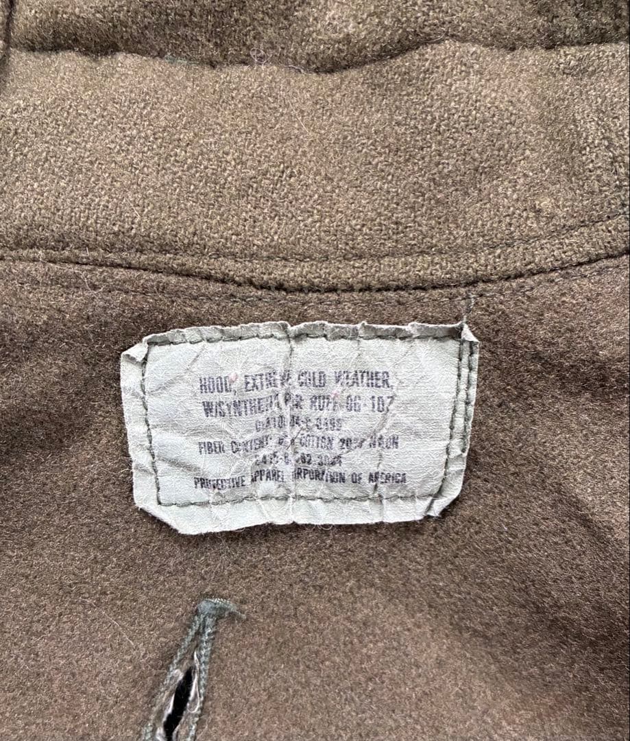 希少 M-65 米軍実物 フィッシュテールパーカー フードのみ