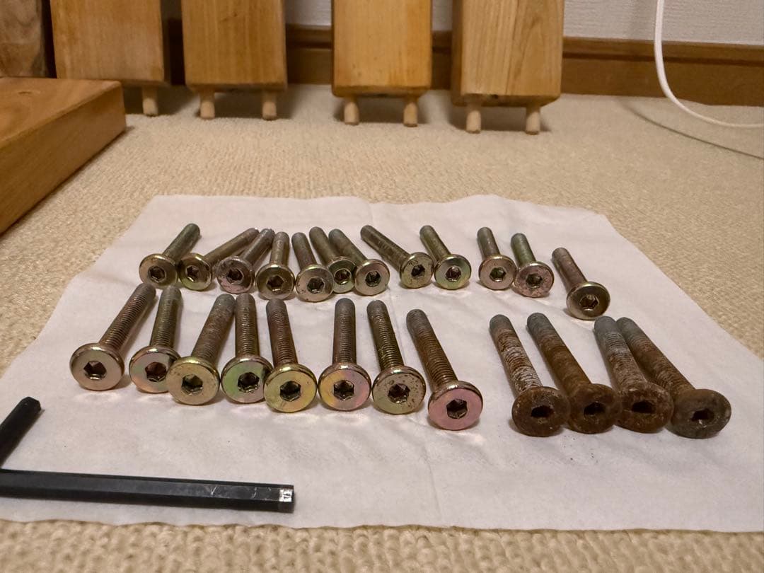 60cm用水槽台・マーフィード・木製水槽台・キャビネット・水槽棚・3段　①