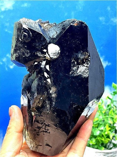 専用AA級【魔除け】◆天然モリオン(黒水晶）クラスターB88C6/220C04C