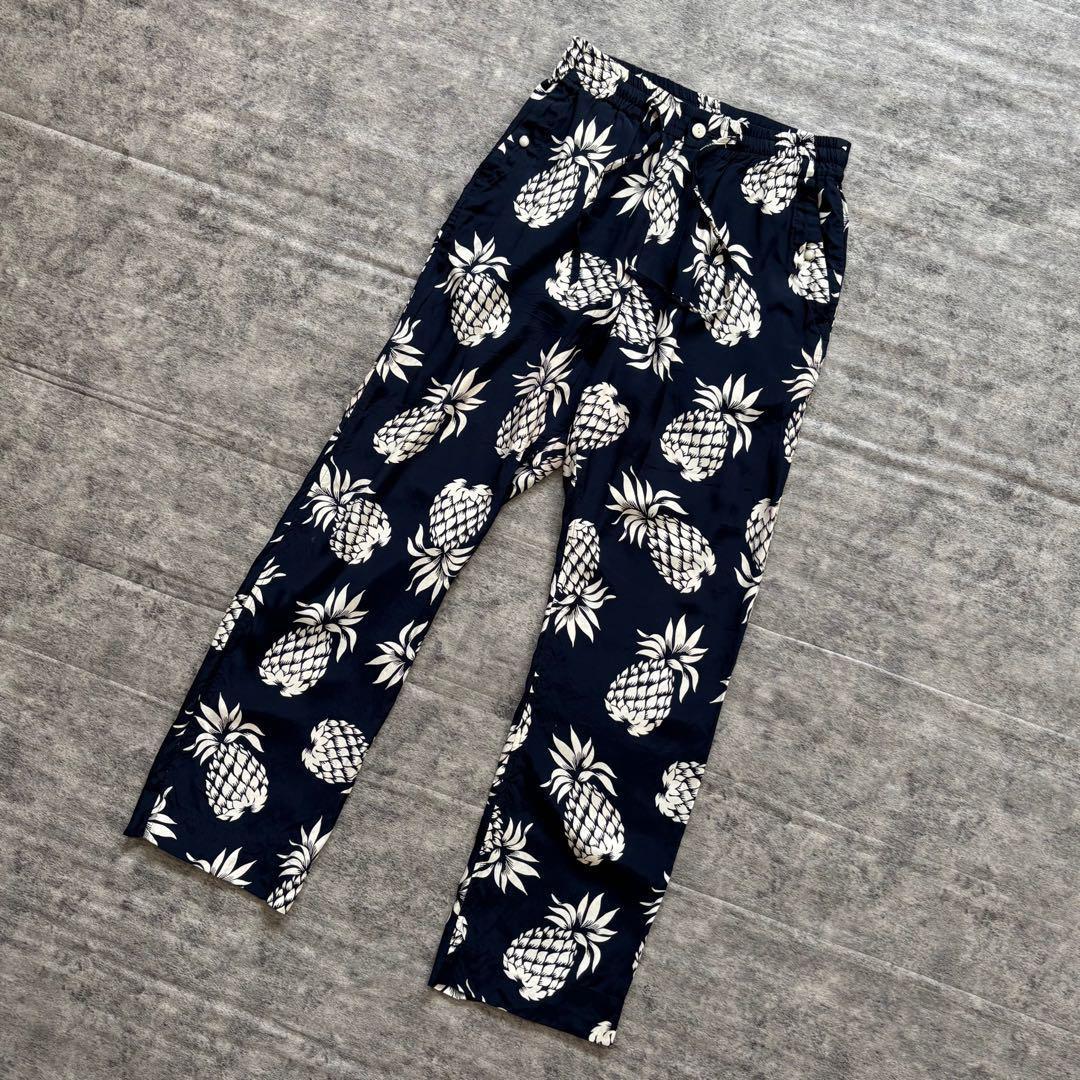 ニードルス　レーヨン　サテン　パイナップルパンツ