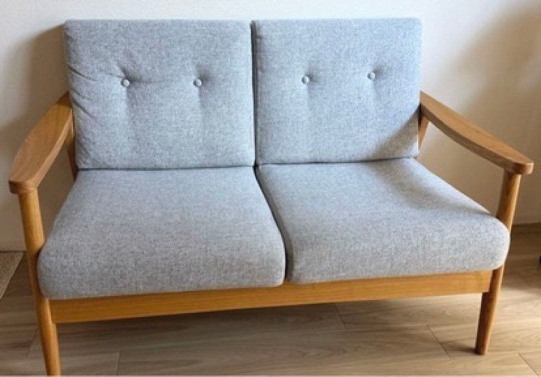 Re:CENOリセノ 2人掛けソファー　Henry（ヘンリー）グレータイプ