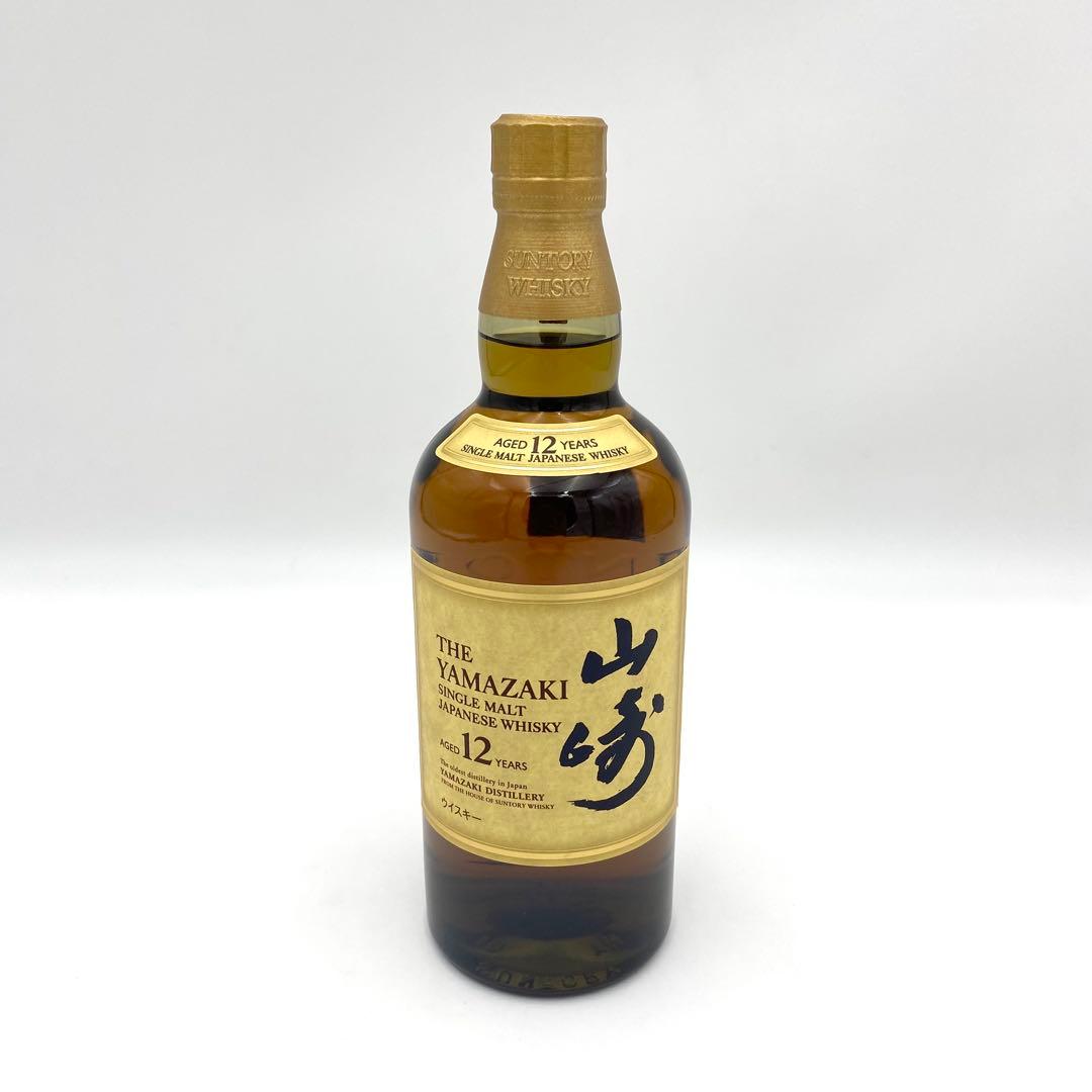 【未開】山崎 シングルモルトウイスキー 700ml 43% 12年 1本