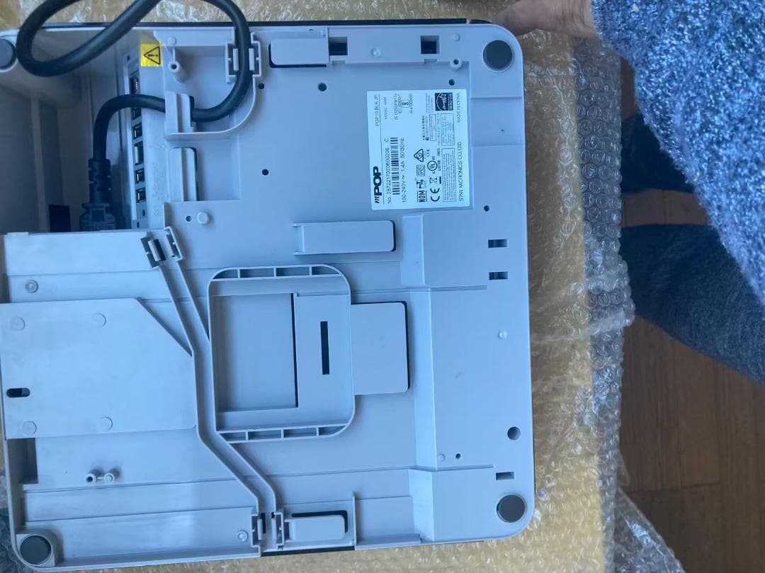 mPOP Airレジ Airペイ対応 バーコードリーダーなしモデル 黒