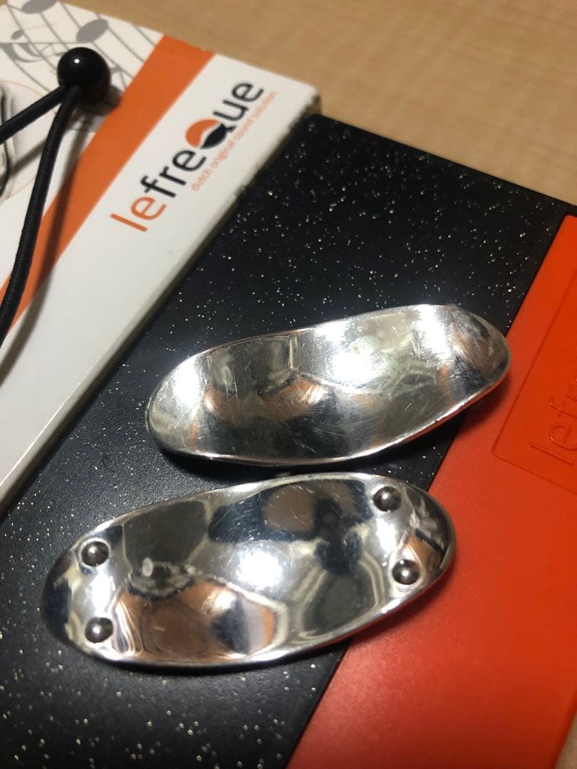 リーフレック シルバ—プレート41mm ゴムバンド付き