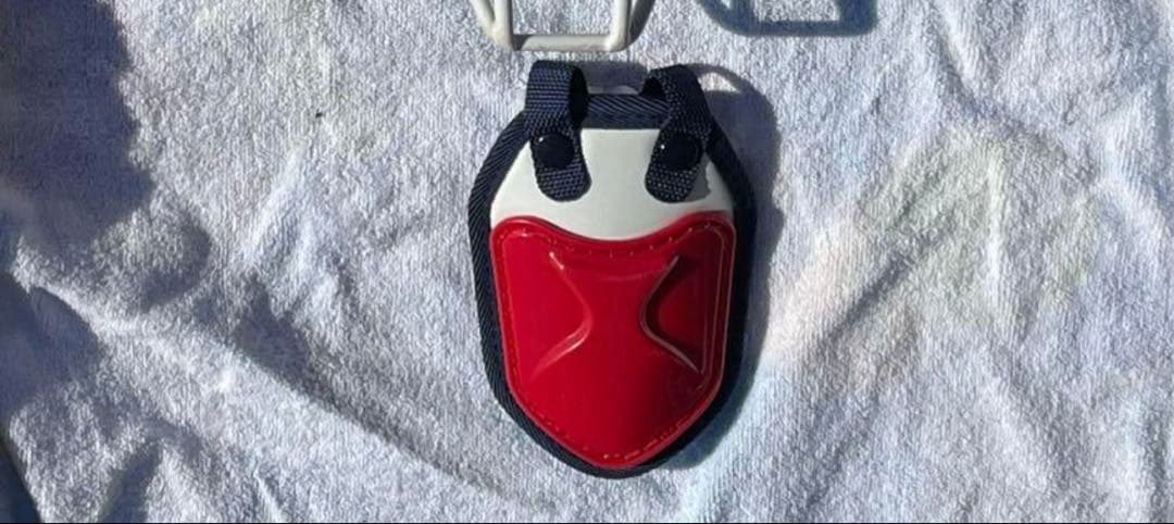 Mizuno キャッチャー防具　赤黒