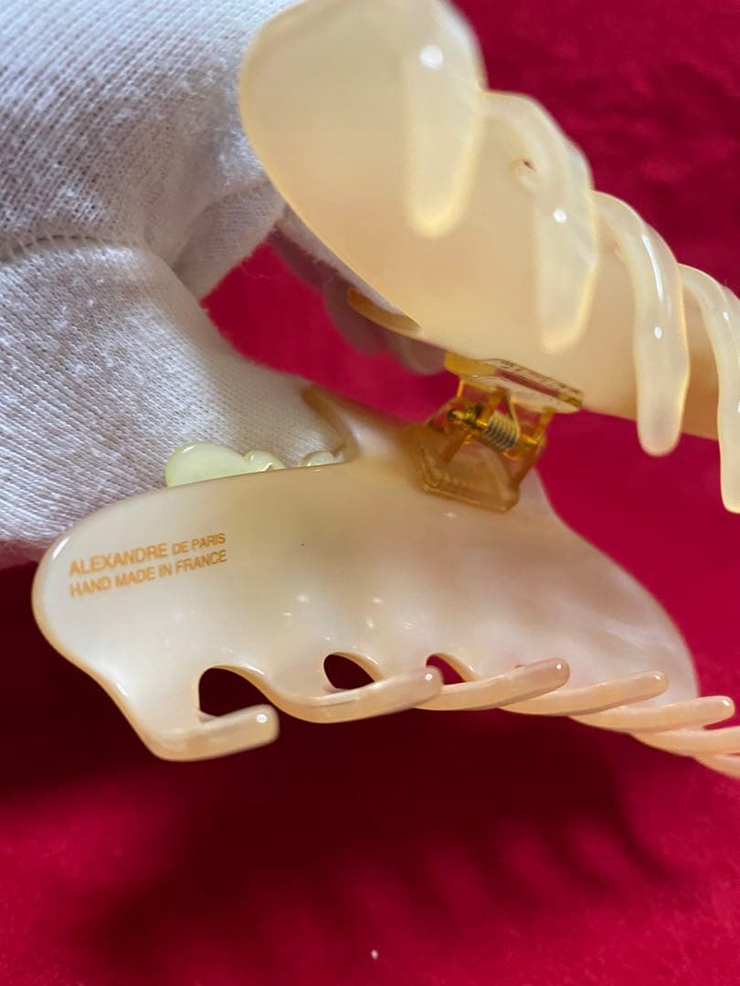 アレクサンドルドゥパリ Alexandre de paris ヘアクリップ 美品