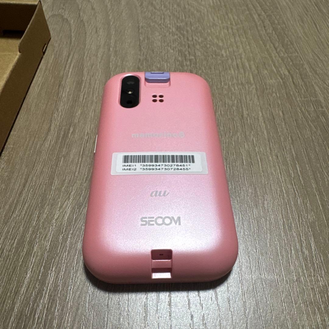 mamorino6 ピーチ au 美品 キッズ携帯