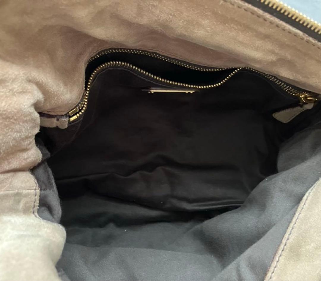 MIUMIU ミュウミュウ リボン レザー ショルダーバッグ 2way ヌバック