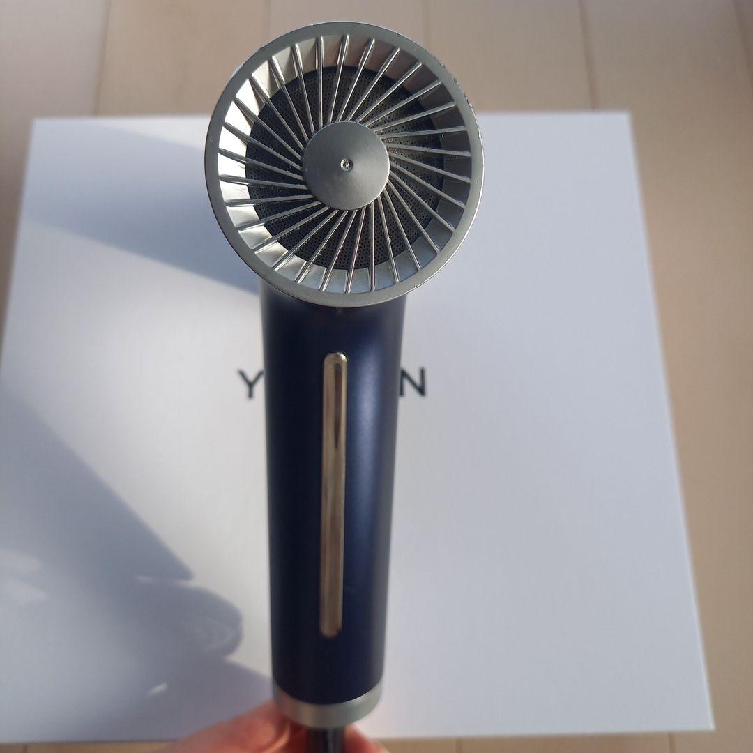 【美髪・動作良好】YAMAN リフトドライヤーSライト YJHC1L-2ネイビー