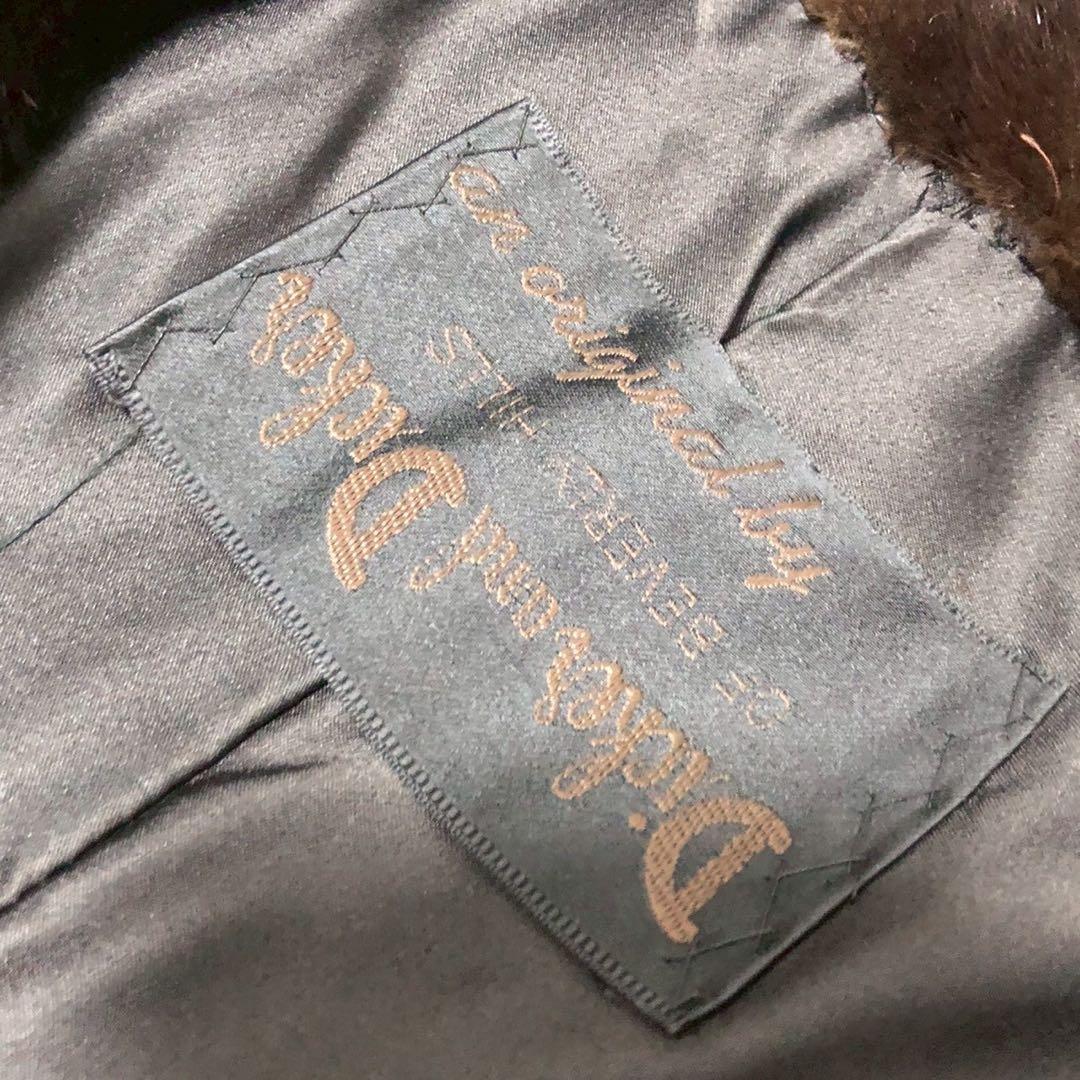 良品◎着丈110cm◎Dicker and Dicker ミンク ロングコート