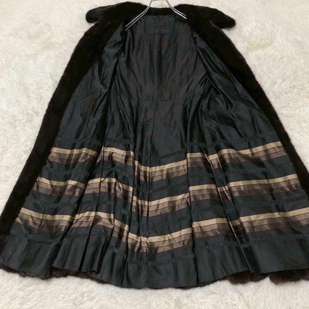 良品◎着丈110cm◎Dicker and Dicker ミンク ロングコート