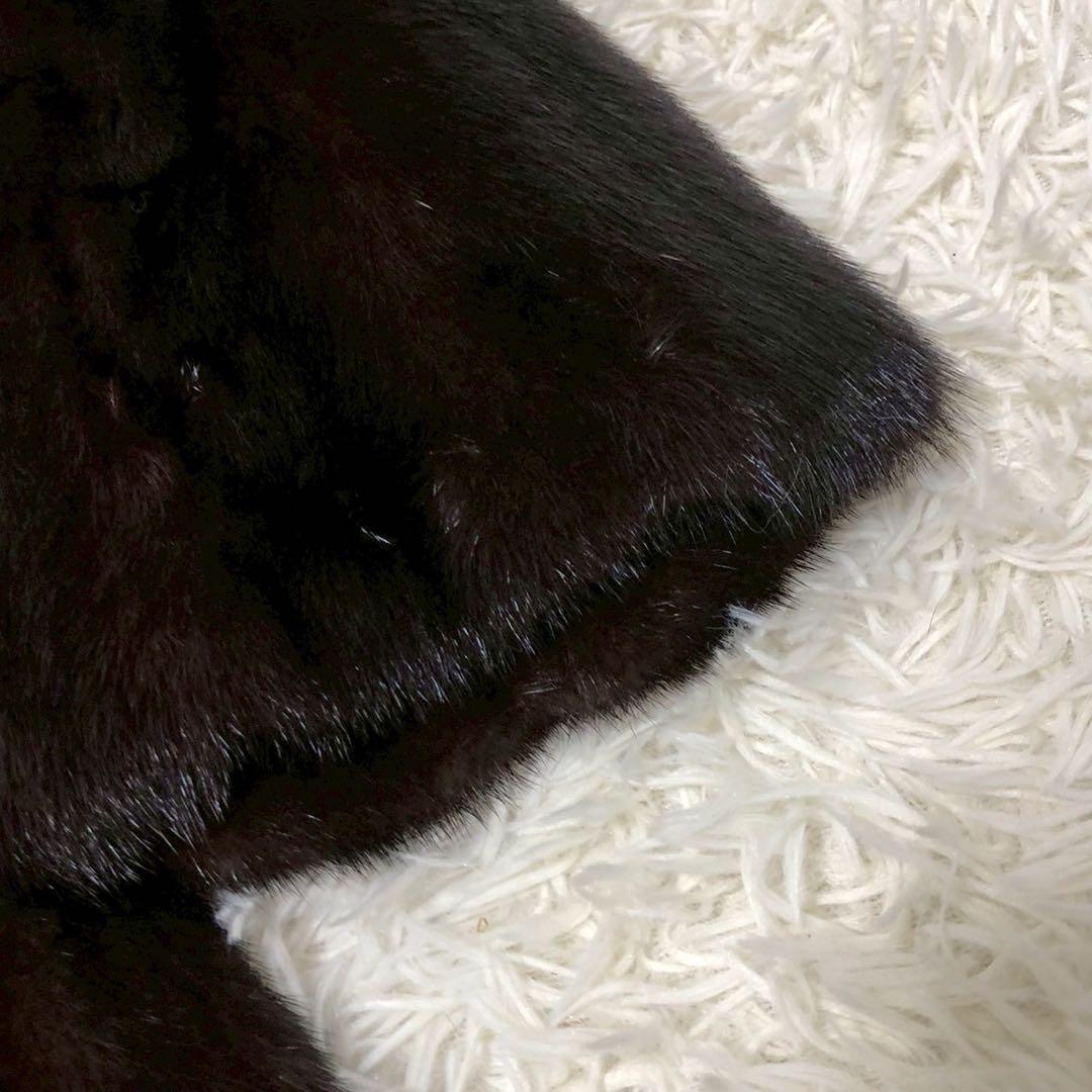 良品◎着丈110cm◎Dicker and Dicker ミンク ロングコート