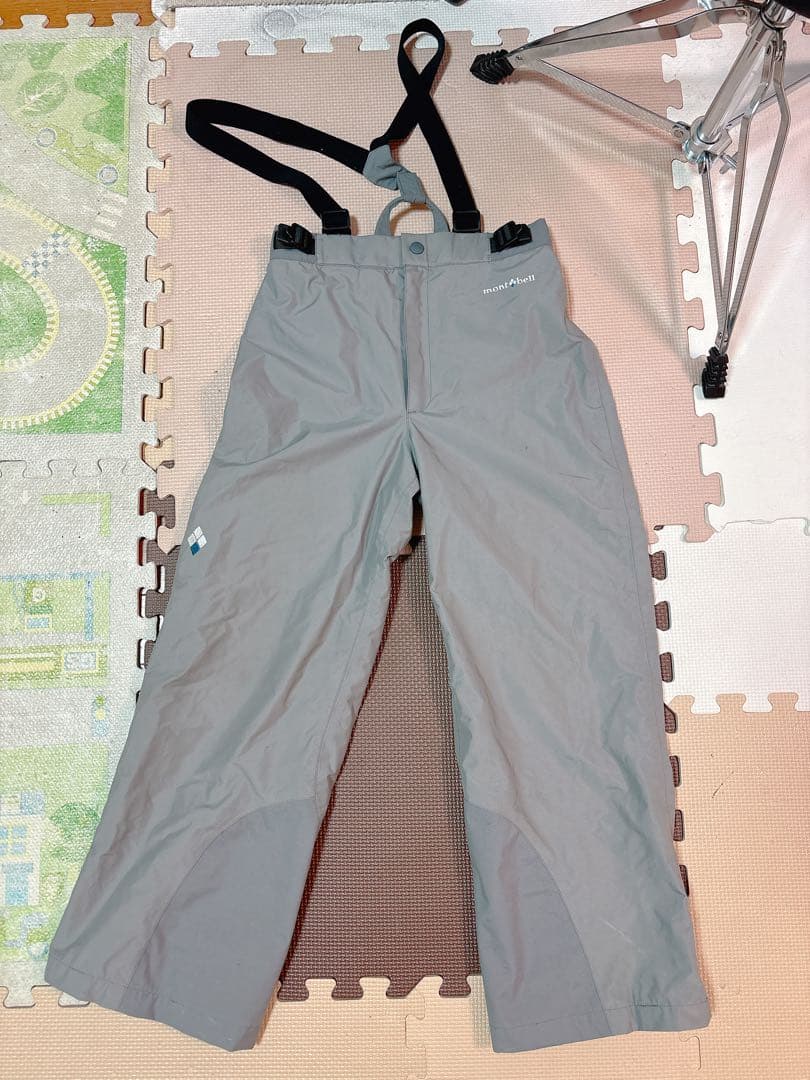 [timesale]montbell キッズ スキーウェア 上下セット 140