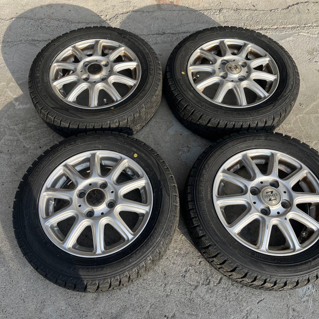 送料込.25年 WINTERMAX WT02 155/65R13 ホイールセット