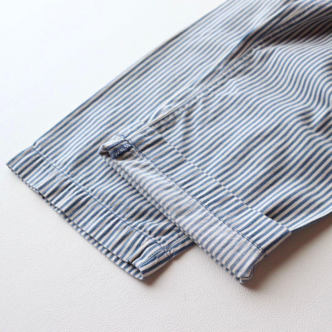 5292【極美品】45R　ヒッコリーパンツ 　ストライプ　ワークパンツ