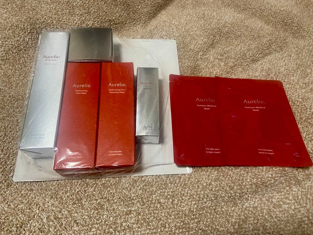 限定値下げ★オレリープレミアムエイジング集中ケアセット5点+パック２枚