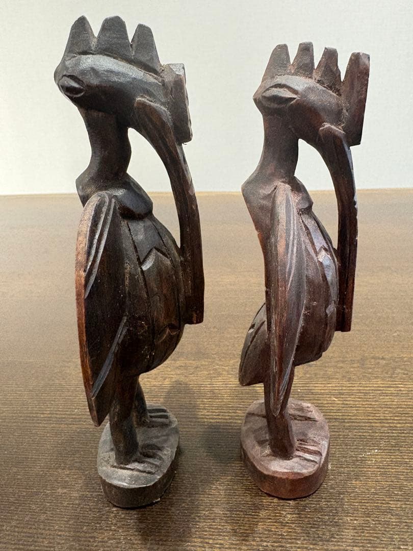 コートジボワール セヌフォ族 カラオ鳥2点セット