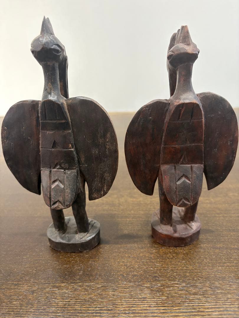 コートジボワール セヌフォ族 カラオ鳥2点セット