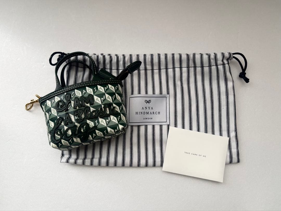 アニヤハインドマーチ　エコバッグ　charm shopper バッグチャーム