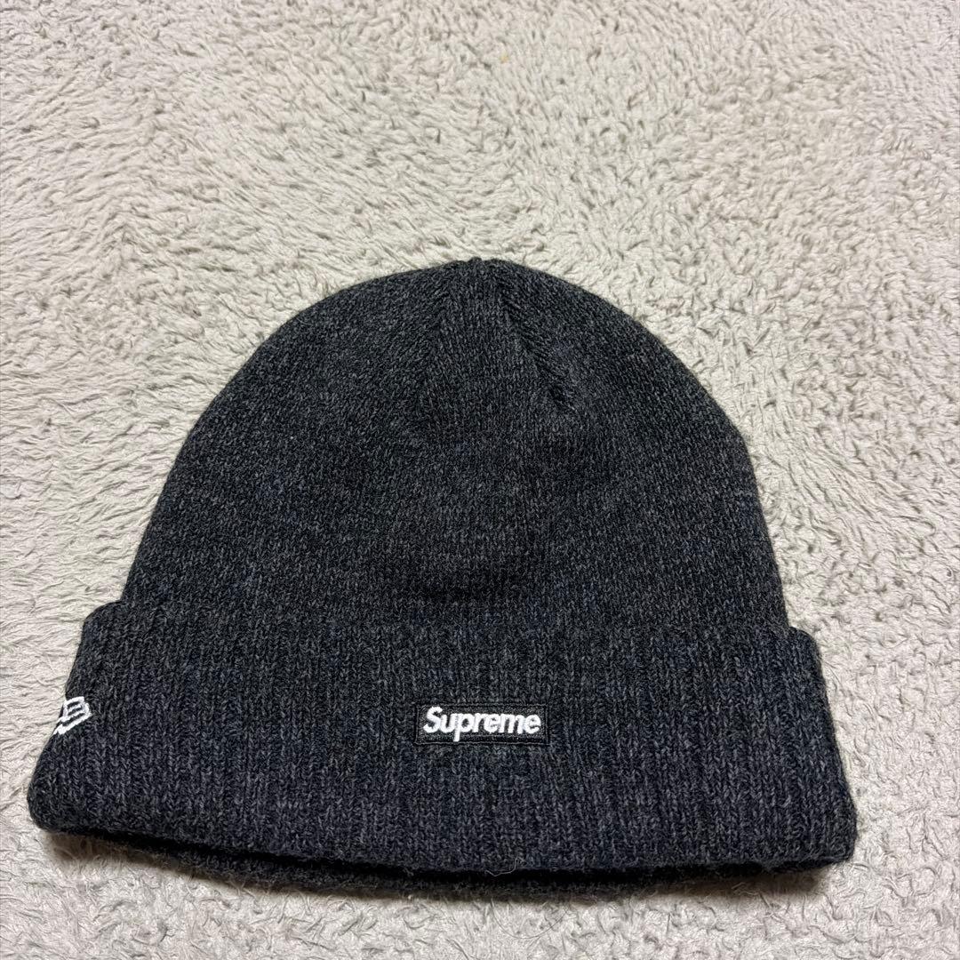 18aw Supreme New Era Arc Logo Beanie 黒