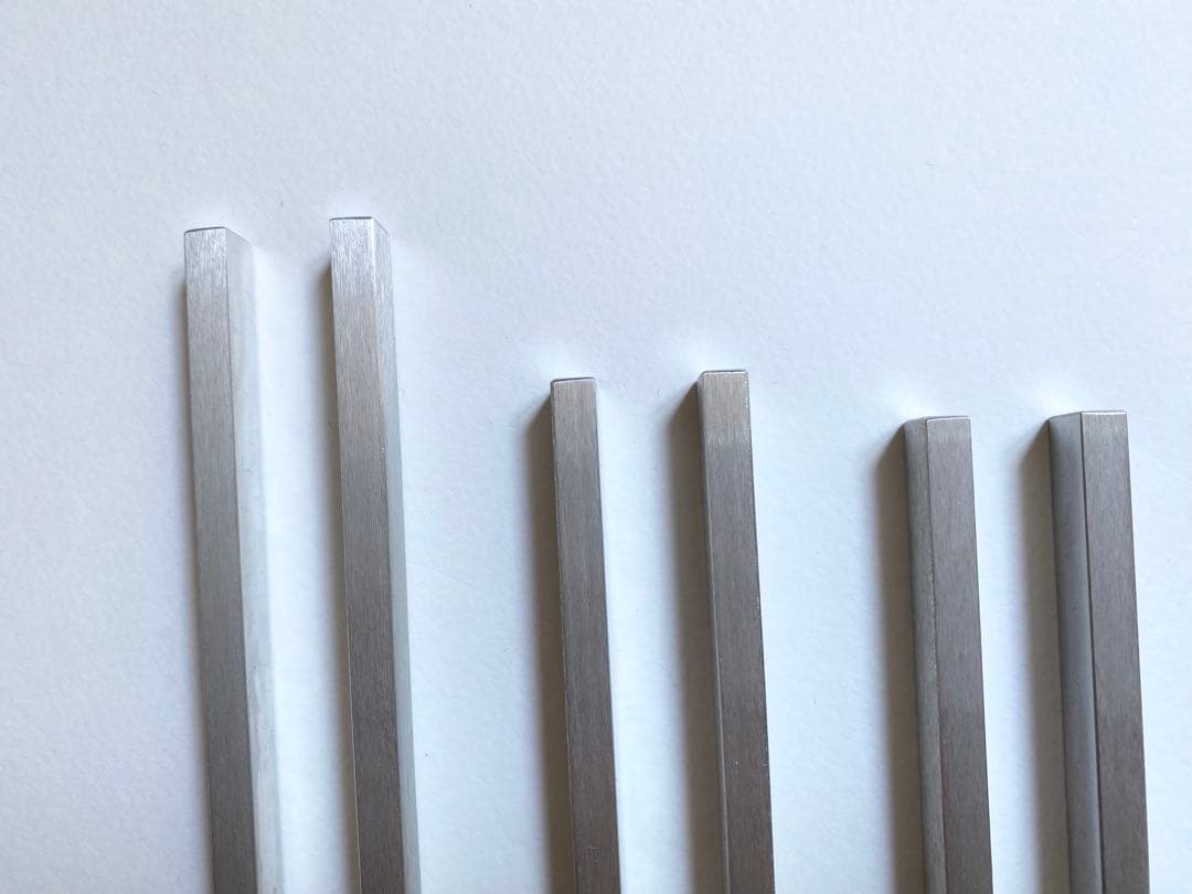 ワンネスカンパニー オリジナル 音叉 黄金比・白銀比チューナー３本セット