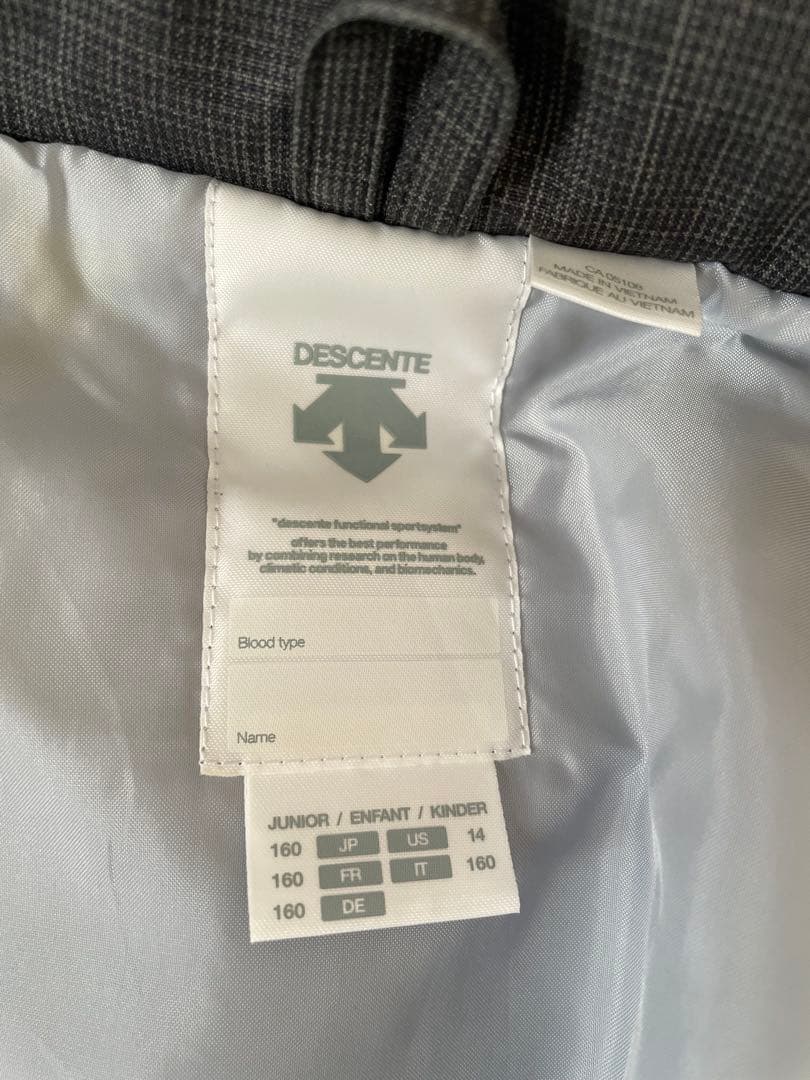 160cm DESCENTE スキーウェア swiss ski team
