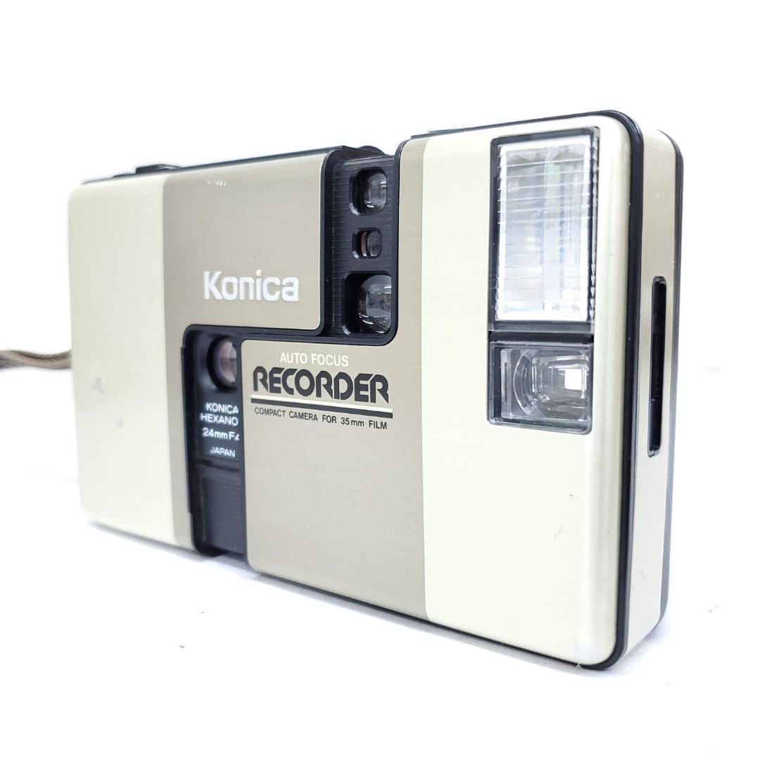 フィルムカメラ KONICA AUTO FOCUS RECORDER F1219-77-3v p
