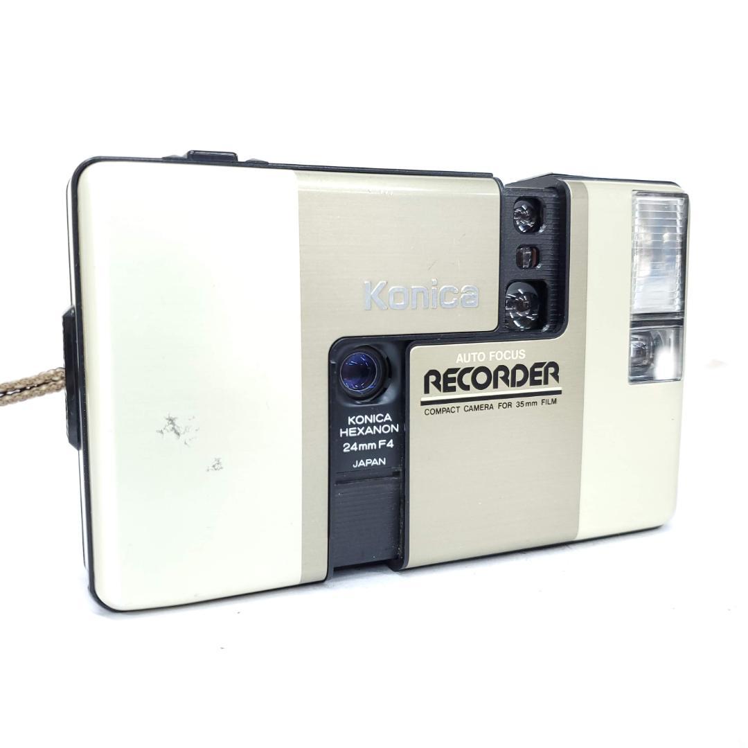 フィルムカメラ KONICA AUTO FOCUS RECORDER F1219-77-3v p