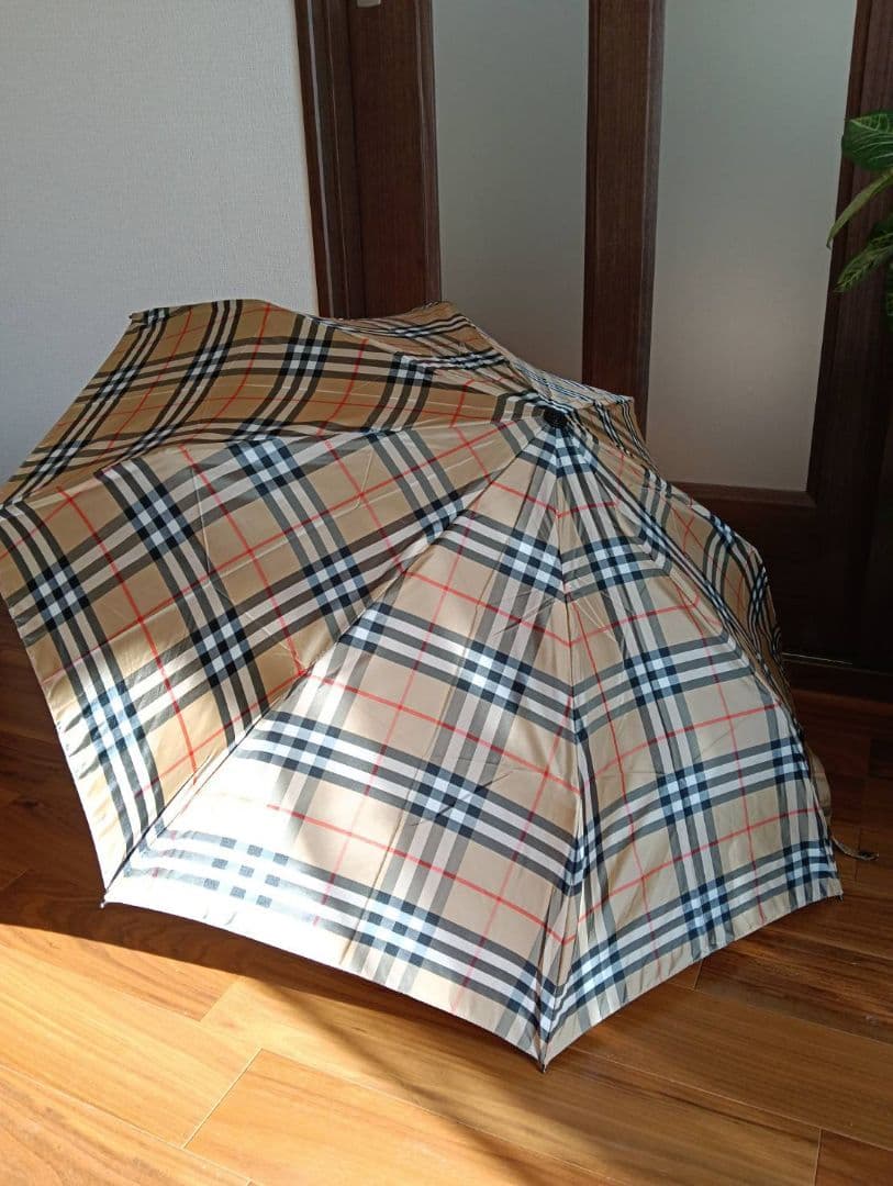 Burberrys チェック柄 コンパクト傘