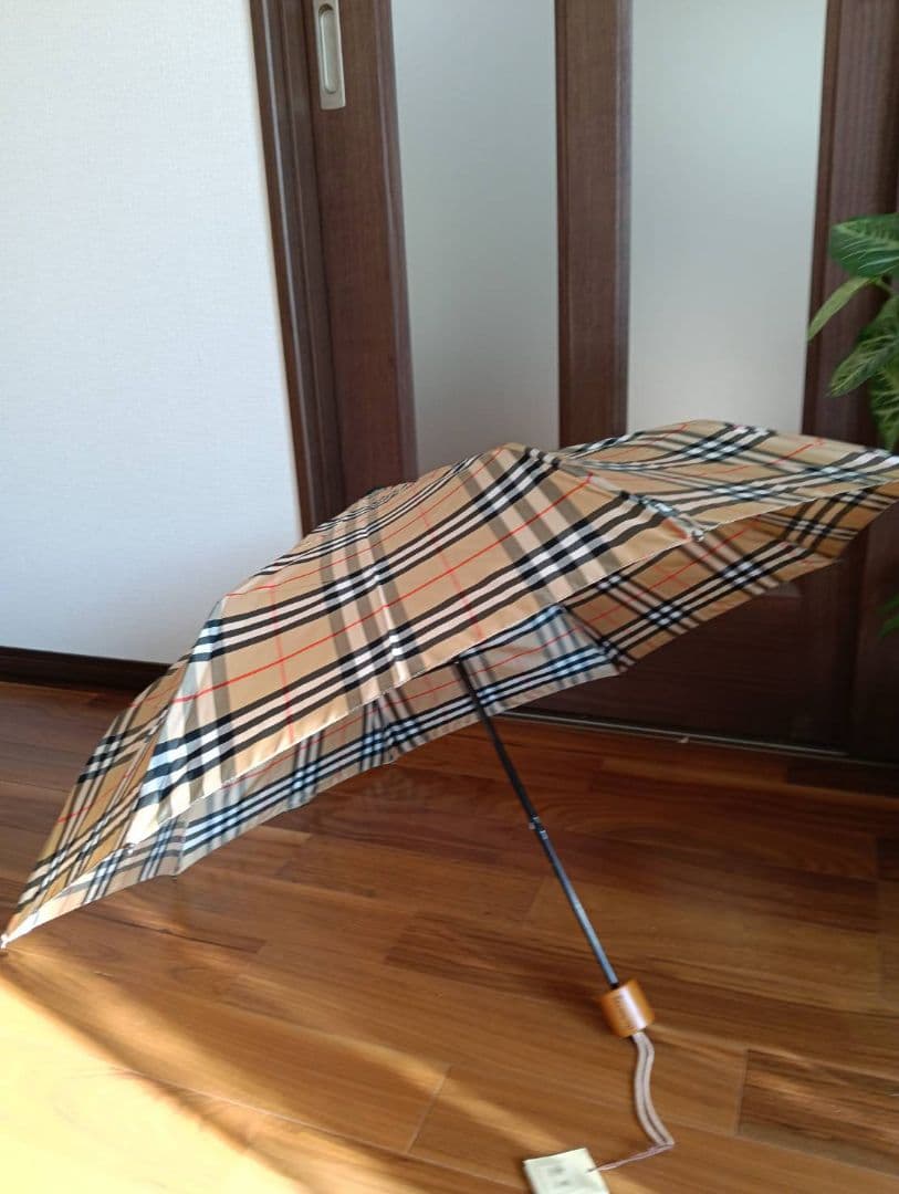 Burberrys チェック柄 コンパクト傘
