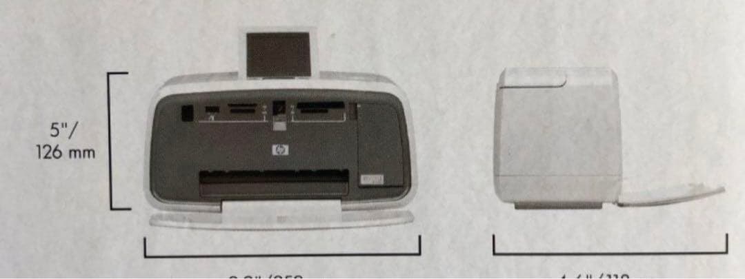 #hp Photosmart A716コンパクプリンター　フォトプリンター 印刷