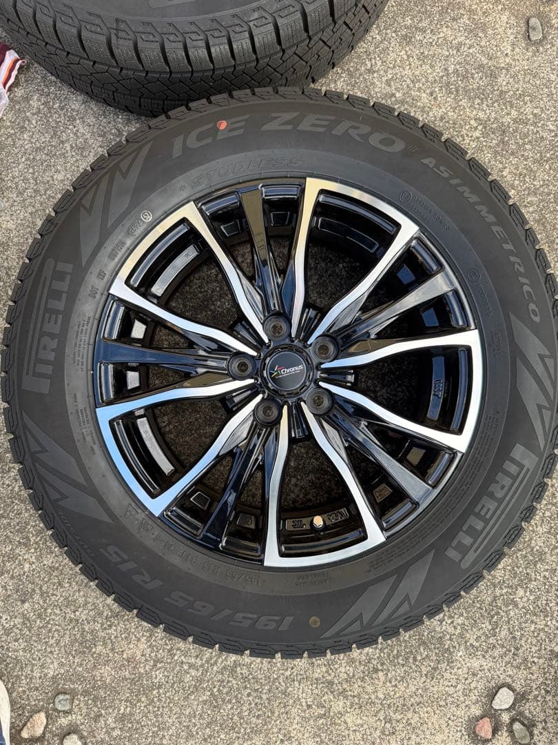 【1シーズンのみ】15in スタッドレス＋ホイール4本｜ピレリ ICE ZERO