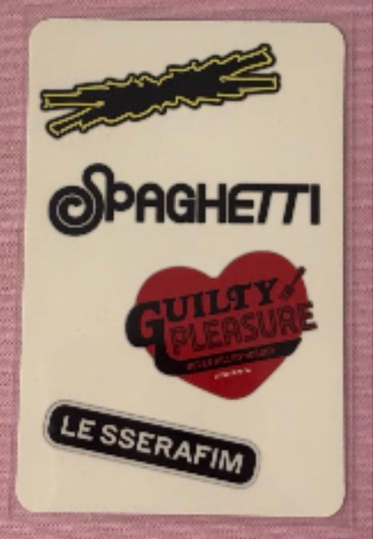 lesserafim spaghetti hello82 US トレカ　ウンチェ