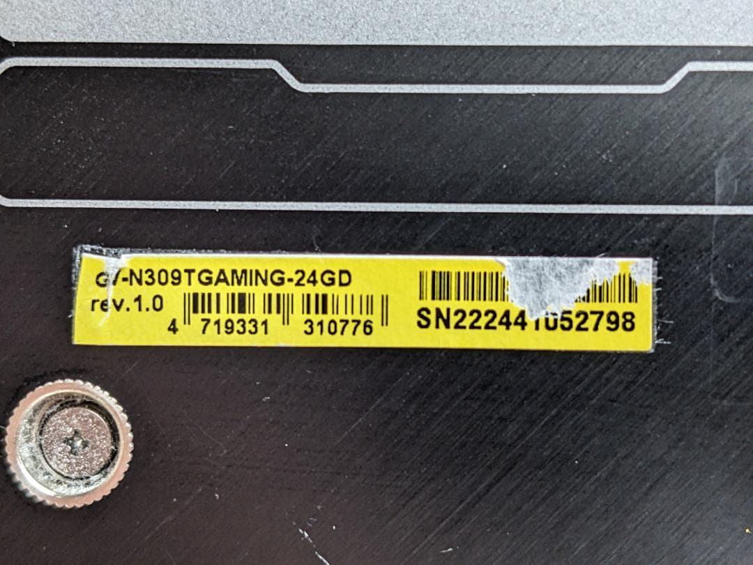 みい　GIGABYTE RTX 3090 Ti GAMING OC 24G