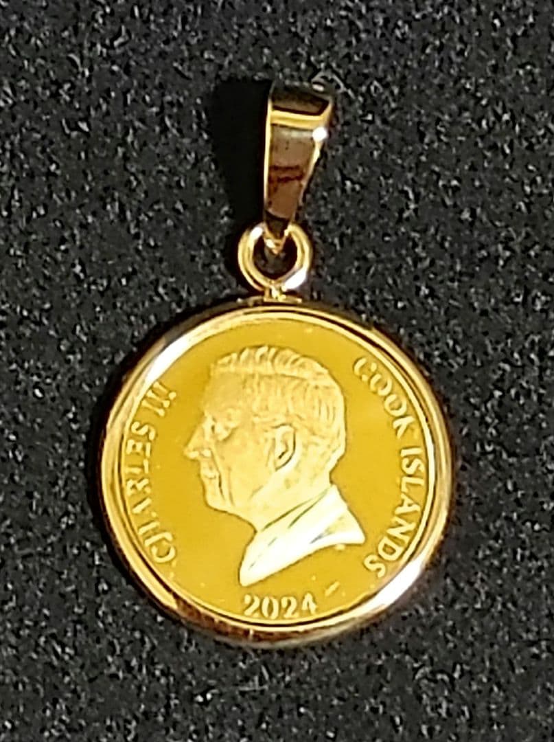 新品SPERANZA純金ラヴィアンローズ1/30ozペンダントトップ限定品